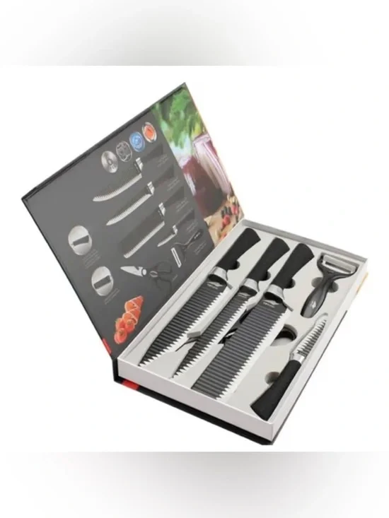 NEW IN BOX- Dvcretirh professional knife, kitchen utensils 6 piece set